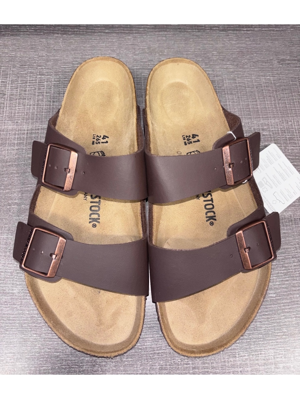 Women's Birkenstock Arizona Soft Footbed Sandals (Brown) - US Size 10/EU Size 41